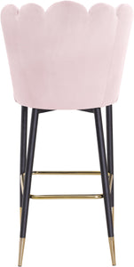 Lily Pink Velvet Stool