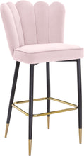 Load image into Gallery viewer, Lily Pink Velvet Stool
