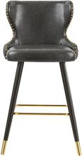 Load image into Gallery viewer, Hendrix Grey Faux Leather Counter/Bar Stool
