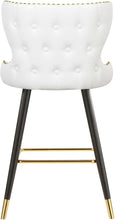 Load image into Gallery viewer, Hendrix White Faux Leather Counter/Bar Stool

