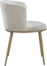 Load image into Gallery viewer, Skylar Cream Velvet Dining Chair
