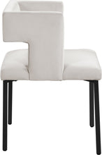 Load image into Gallery viewer, Caleb Cream Velvet Dining Chair
