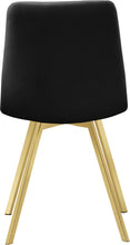 Load image into Gallery viewer, Annie Black Velvet Dining Chair
