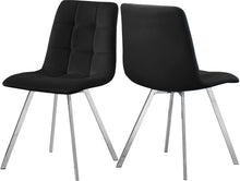 Load image into Gallery viewer, Annie Black Velvet Dining Chair
