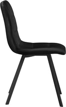 Load image into Gallery viewer, Annie Black Velvet Dining Chair
