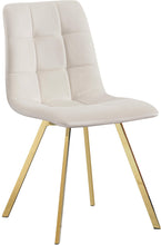 Load image into Gallery viewer, Annie Cream Velvet Dining Chair
