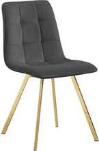 Load image into Gallery viewer, Annie Grey Velvet Dining Chair
