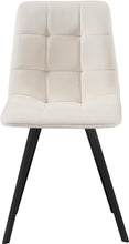 Load image into Gallery viewer, Annie Cream Velvet Dining Chair
