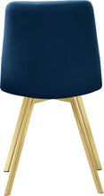 Load image into Gallery viewer, Annie Navy Velvet Dining Chair
