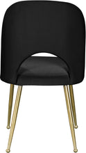 Load image into Gallery viewer, Logan Black Velvet Dining Chair
