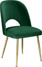 Load image into Gallery viewer, Logan Green Velvet Dining Chair
