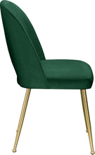 Load image into Gallery viewer, Logan Green Velvet Dining Chair
