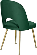 Load image into Gallery viewer, Logan Green Velvet Dining Chair
