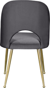 Logan Grey Velvet Dining Chair