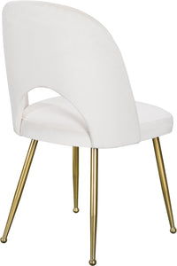 Logan Cream Velvet Dining Chair