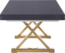 Load image into Gallery viewer, Excel Grey Oak Veneer Lacquer Extendable Dining Table (3 Boxes)
