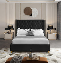 Load image into Gallery viewer, Barolo Black Velvet Full Bed
