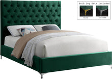 Load image into Gallery viewer, Cruz Green Velvet Full Bed
