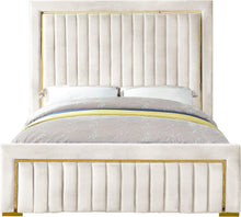 Load image into Gallery viewer, Dolce Cream Velvet King Bed (3 Boxes)
