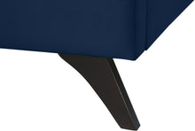 Load image into Gallery viewer, Elly Navy Velvet King Bed
