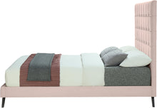 Load image into Gallery viewer, Elly Pink Velvet King Bed
