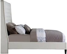 Load image into Gallery viewer, Fritz Cream Velvet King Bed
