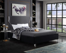 Load image into Gallery viewer, Ghost Black Velvet King Bed
