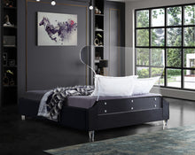 Load image into Gallery viewer, Ghost Black Velvet Queen Bed
