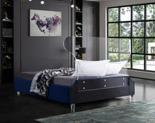 Load image into Gallery viewer, Ghost Navy Velvet Full Bed
