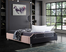 Load image into Gallery viewer, Ghost Pink Velvet Queen Bed
