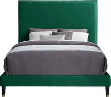 Load image into Gallery viewer, Harlie Green Velvet Queen Bed
