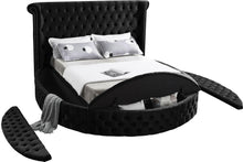 Load image into Gallery viewer, Luxus Black Velvet King Bed (3 Boxes)
