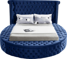 Load image into Gallery viewer, Luxus Navy Velvet Full Bed (3 Boxes)
