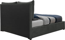 Load image into Gallery viewer, Misha Pepper Black Polyester Fabric Queen Bed (3 Boxes)
