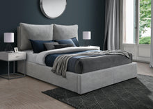 Load image into Gallery viewer, Misha Light Grey Polyester Fabric Queen Bed (3 Boxes)
