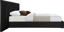 Load image into Gallery viewer, Pablo Black Velvet Queen Bed
