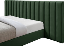 Load image into Gallery viewer, Pablo Green Velvet Queen Bed
