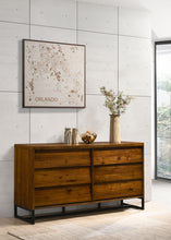 Load image into Gallery viewer, Reed Antique Coffee Dresser
