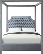 Load image into Gallery viewer, Rowan Grey Velvet Queen Bed (3 Boxes)

