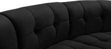 Load image into Gallery viewer, Limitless Black Velvet 4pc. Modular Sectional
