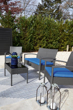 Load image into Gallery viewer, Alina Outdoor Love/Chairs/Table Set (Set of 4)
