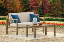 Load image into Gallery viewer, Fynnegan Outdoor Loveseat with Table (Set of 2)
