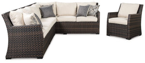 Easy Isle Easy Isle Nuvella 3 Piece Sectional and Lounge Chair