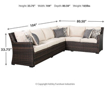 Load image into Gallery viewer, Easy Isle Easy Isle Nuvella 3 Piece Sectional with Coffee Table and 2 Lounge Chairs
