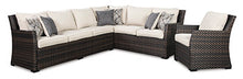 Load image into Gallery viewer, Easy Isle Easy Isle Nuvella 3 Piece Sectional with Coffee Table and Lounge Chair
