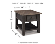 Load image into Gallery viewer, Tyler Creek 2-Piece Table Package
