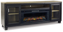 Load image into Gallery viewer, Foyland 83&quot; TV Stand with Electric Fireplace
