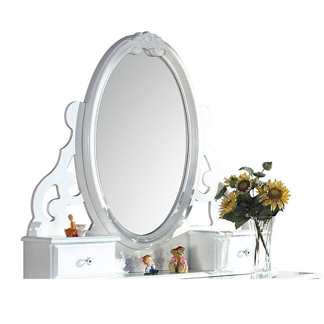 Flora White Mirror (Jewelry)