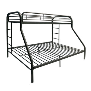 Tritan Black Bunk Bed (Twin/Full)