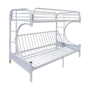 Eclipse White Bunk Bed (Twin/Full/Futon)